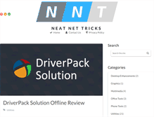 Tablet Screenshot of neatnettricks.com